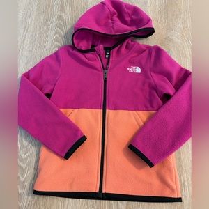 Northface girls fleece jacket size 6